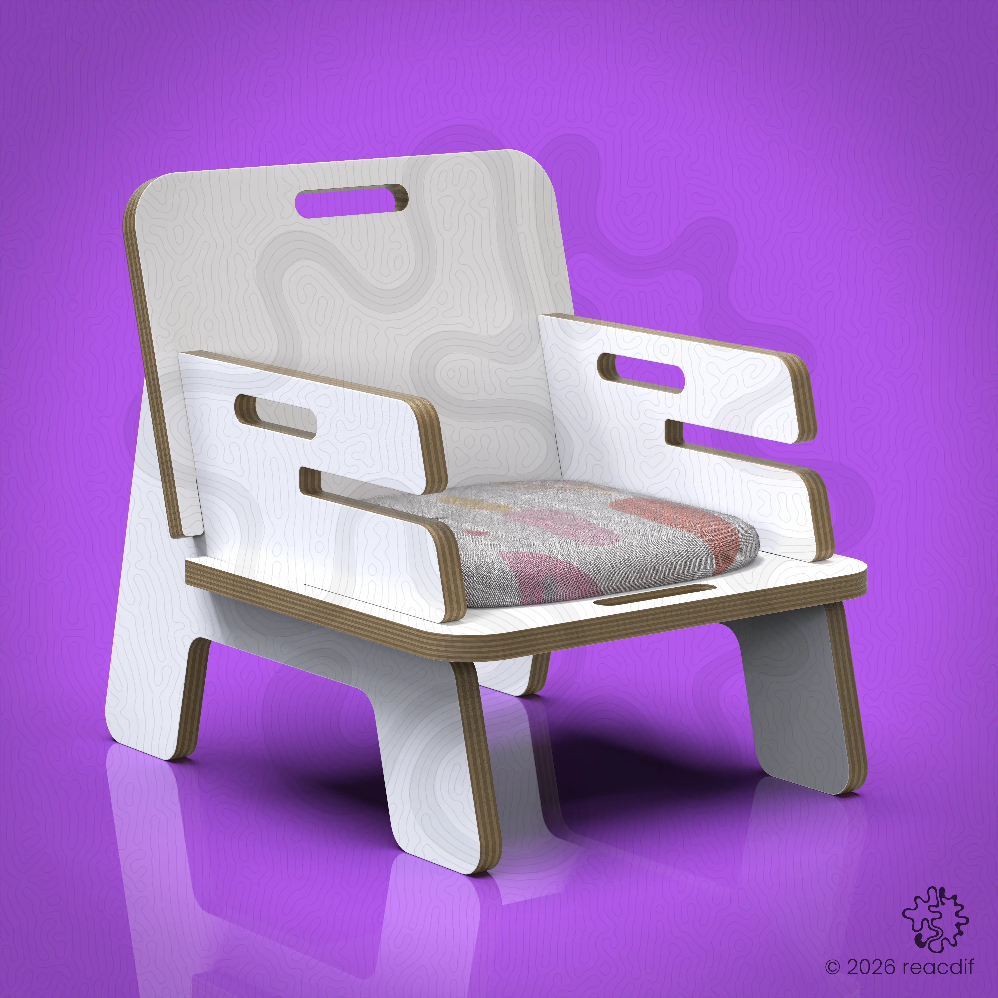 Flat Pack Kids Chair A-1