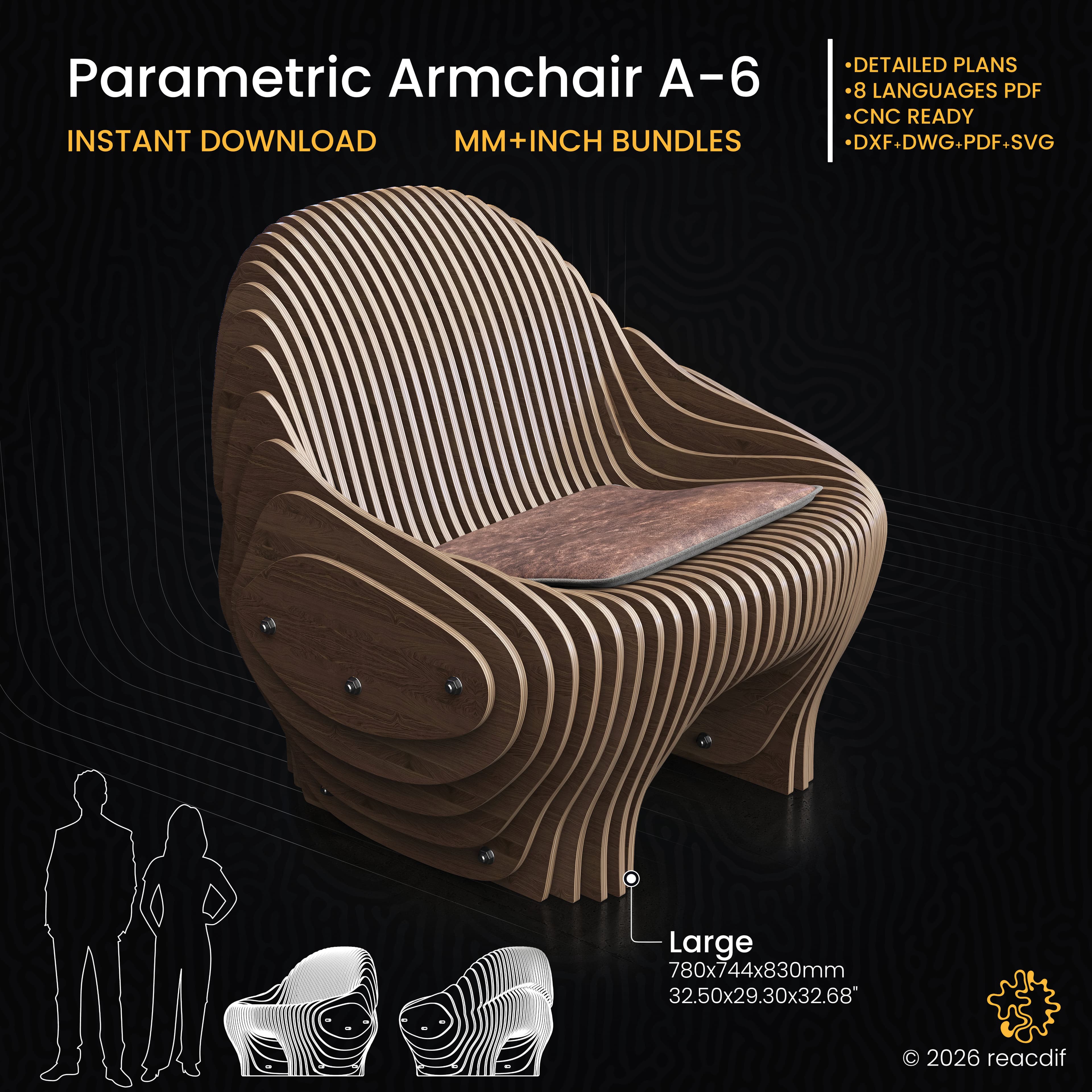 Parametric Armchair A-6