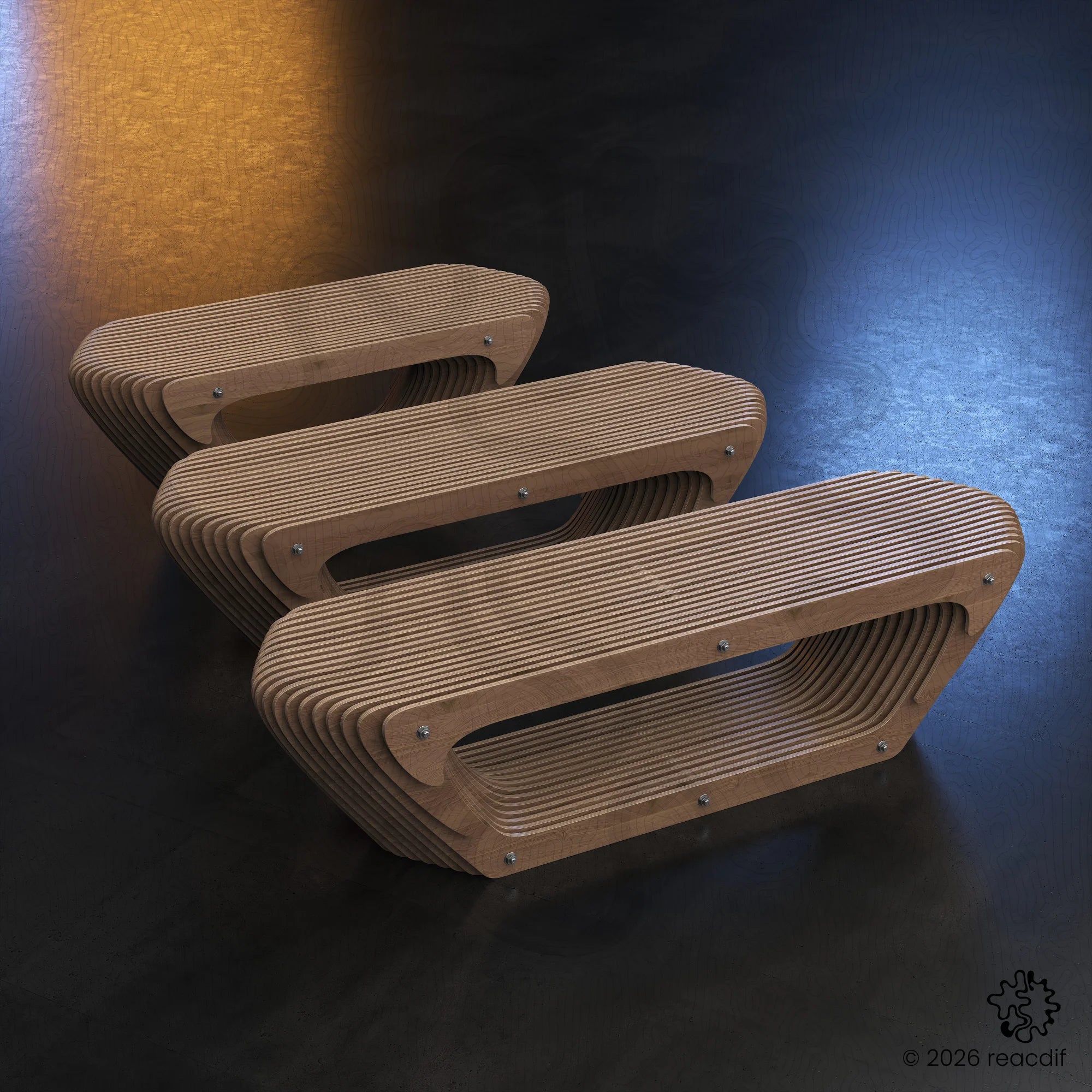 Parametric Bench A-3 | CNC Router Ready Bench Design Files