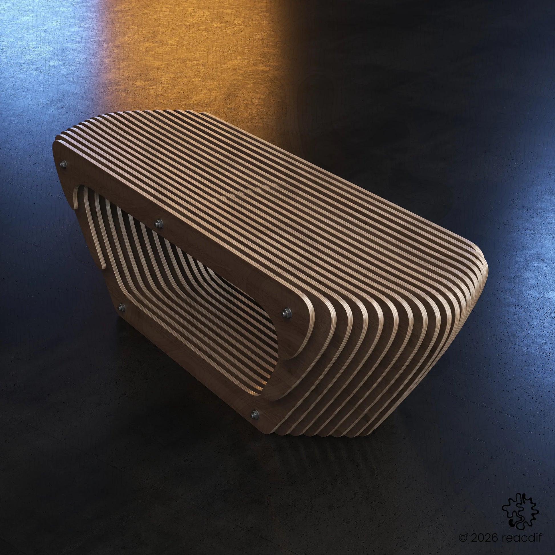 Parametric Bench A-3 | CNC Router Ready Bench Design Files