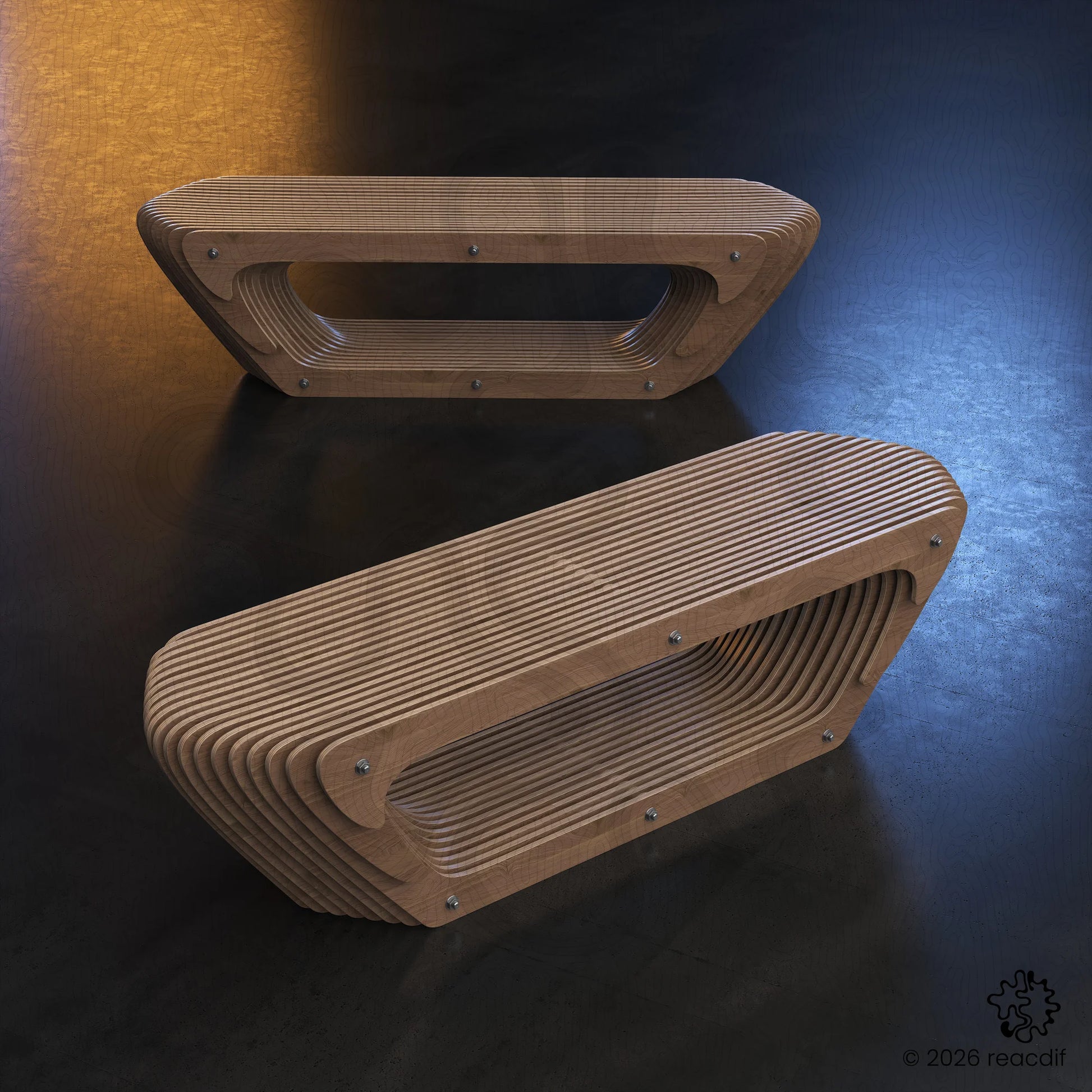 Parametric Bench A-3 | CNC Router Ready Bench Design Files