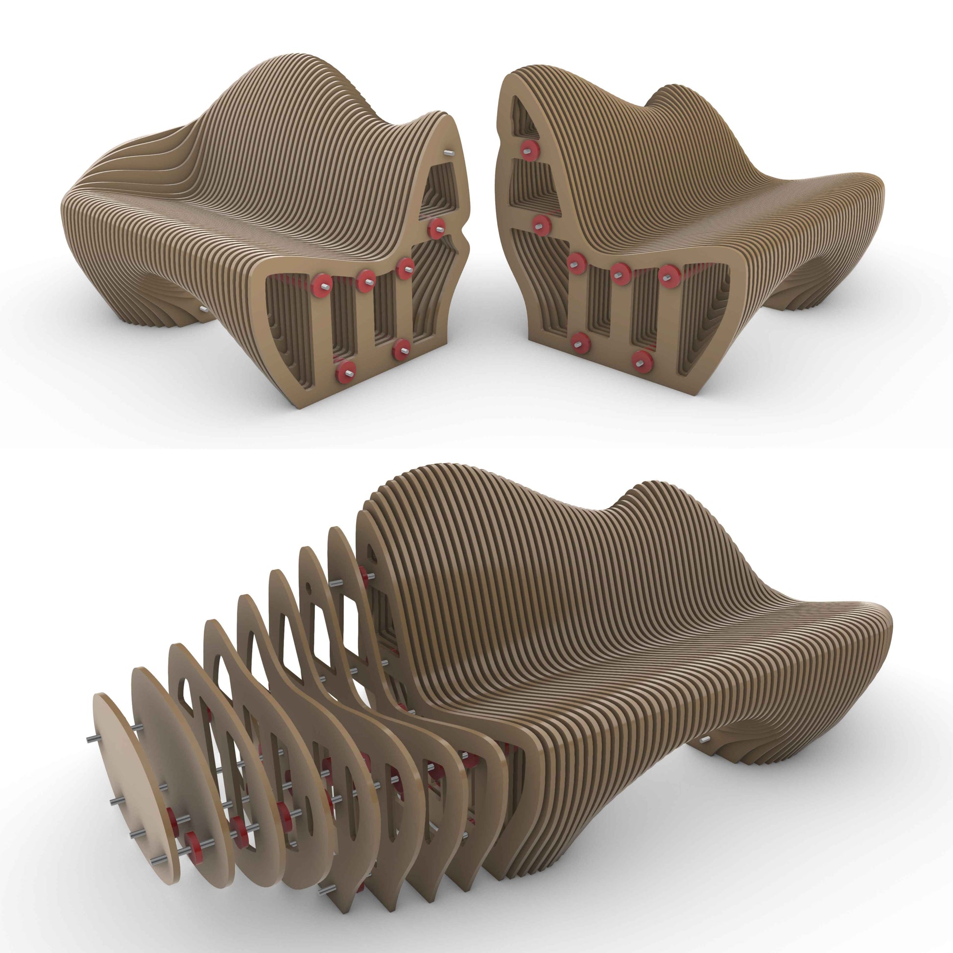 Parametric Sofa A-3 assembly instructions - step-by-step installation guide